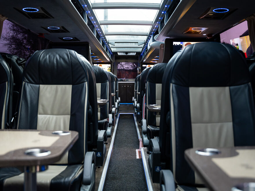 Inside Longmynd Travel Coaches