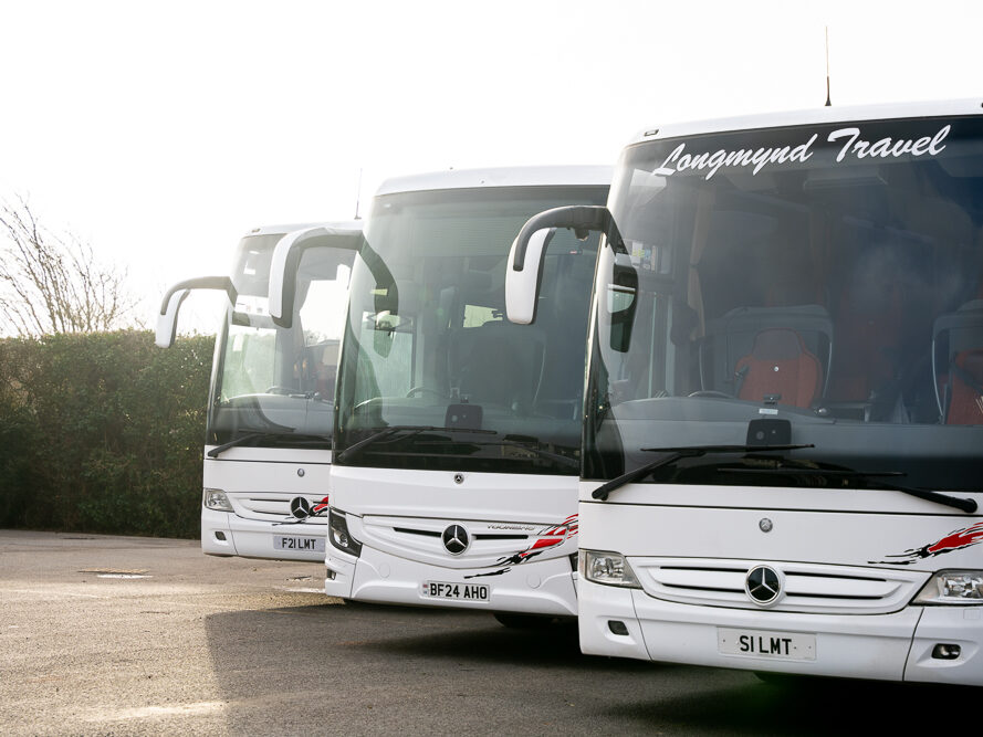 Line of Longmynd Travel's Coaches